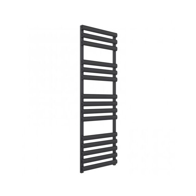 Alt Tag Template: Buy Reina Veroli Aluminium Designer Heated Towel Rail 1550mm H x 480mm W Anthracite Dual Fuel Thermostatic by Reina for only £573.84 in Reina, Dual Fuel Thermostatic Towel Rails, Reina Heated Towel Rails at Main Website Store, Main Website. Shop Now