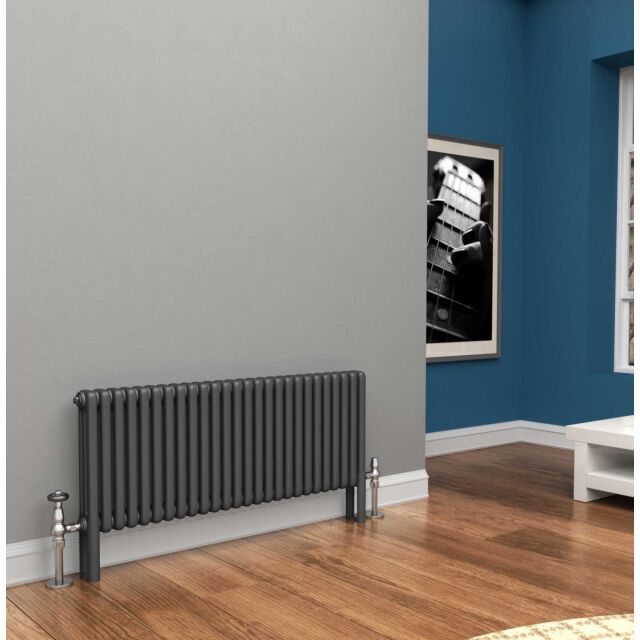 Alt Tag Template: Buy TradeRad Premium Anthracite Horizontal 3 Column Radiator 500mm H x 1014mm W by TradeRad for only £418.88 in Shop By Brand, Radiators, TradeRad, Column Radiators, TradeRad Radiators, Horizontal Column Radiators, TradeRad Premium Horizontal Radiators, Anthracite Horizontal Column Radiators at Main Website Store, Main Website. Shop Now