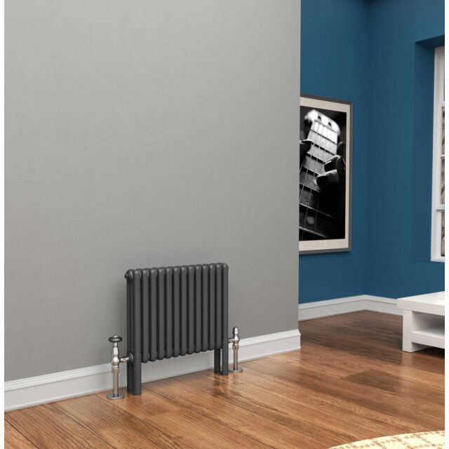 Alt Tag Template: Buy TradeRad Premium Anthracite Horizontal 3 Column Radiator 500mm H x 429mm W by TradeRad for only £171.36 in Shop By Brand, Radiators, TradeRad, Column Radiators, TradeRad Radiators, Horizontal Column Radiators, TradeRad Premium Horizontal Radiators, Anthracite Horizontal Column Radiators at Main Website Store, Main Website. Shop Now