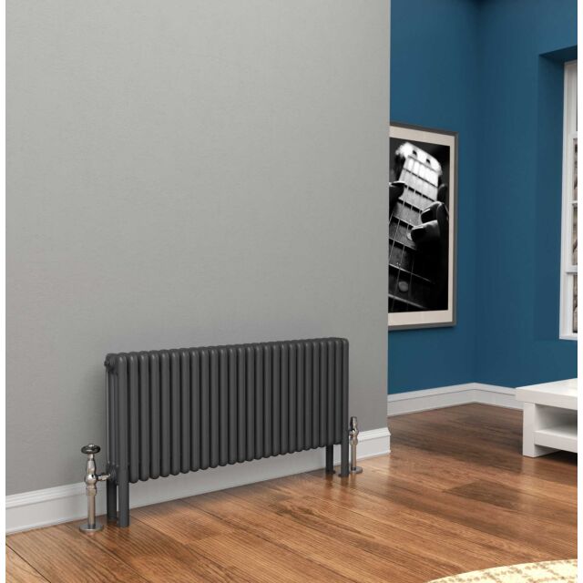Alt Tag Template: Buy TradeRad Premium Anthracite Horizontal 4 Column Radiator 500mm H x 1194mm W by TradeRad for only £542.46 in Shop By Brand, Radiators, TradeRad, Column Radiators, TradeRad Radiators, Horizontal Column Radiators, TradeRad Premium Horizontal Radiators, Anthracite Horizontal Column Radiators at Main Website Store, Main Website. Shop Now