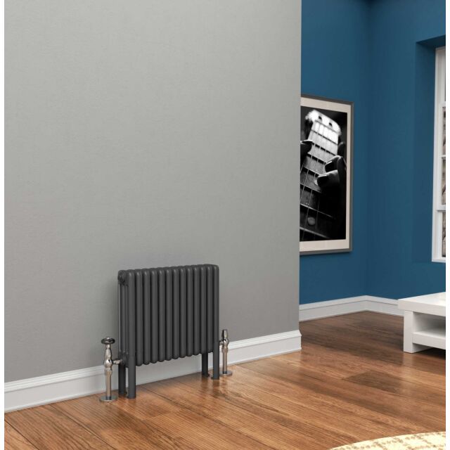 Alt Tag Template: Buy TradeRad Premium Anthracite Horizontal 4 Column Radiator 500mm H x 474mm W by TradeRad for only £208.64 in Shop By Brand, Radiators, TradeRad, Column Radiators, TradeRad Radiators, Horizontal Column Radiators, TradeRad Premium Horizontal Radiators, Anthracite Horizontal Column Radiators at Main Website Store, Main Website. Shop Now
