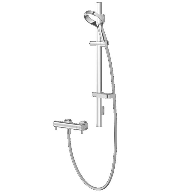 Alt Tag Template: Buy Methven Aio Aurajet Cool Touch Bar Mixer Shower Kit Chrome by Methven for only £341.59 in Methven, Methven Shower Kits at Main Website Store, Main Website. Shop Now