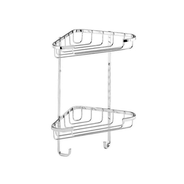 Alt Tag Template: Buy BC Designs Victrion Double Corner Shower Basket by BC Designs for only £80.00 in Accessories, Shop By Brand, Showers, Shower Accessories, BC Designs, Shower Accessories, BC Designs Wastes & Accessories at Main Website Store, Main Website. Shop Now