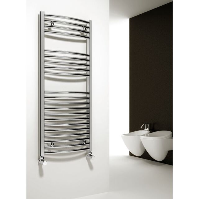 Alt Tag Template: Buy Reina Capo Curved Steel Heated Towel Rail 1600mm x 400mm Chrome Dual Fuel Thermostatic by Reina for only £257.04 in Reina, Dual Fuel Thermostatic Towel Rails at Main Website Store, Main Website. Shop Now
