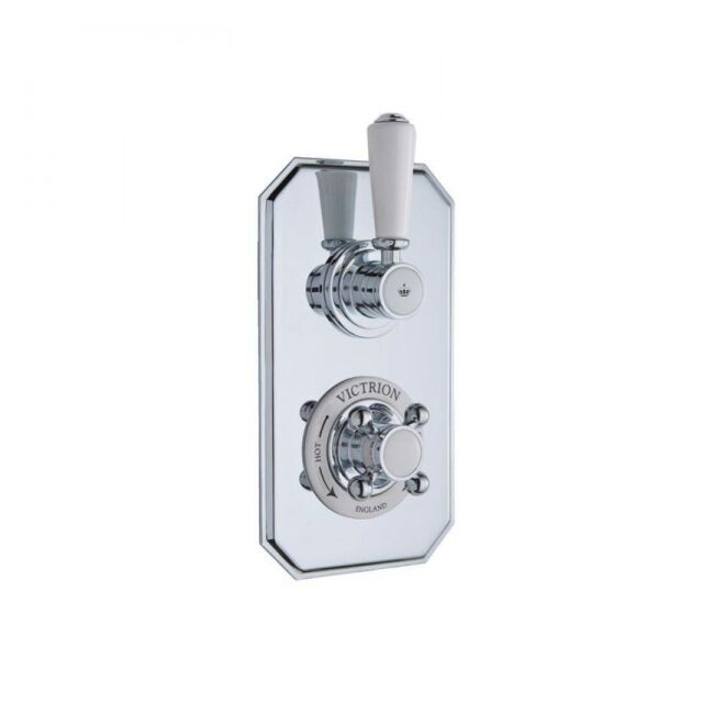 Alt Tag Template: Buy BC Design Victrion 1-Way Twin Concealed Shower Valve Chrome by BC Designs for only £238.75 in Shop By Brand, Showers, Shower Valves, BC Designs, Concealed Shower Valves, BC Designs Wastes & Accessories at Main Website Store, Main Website. Shop Now