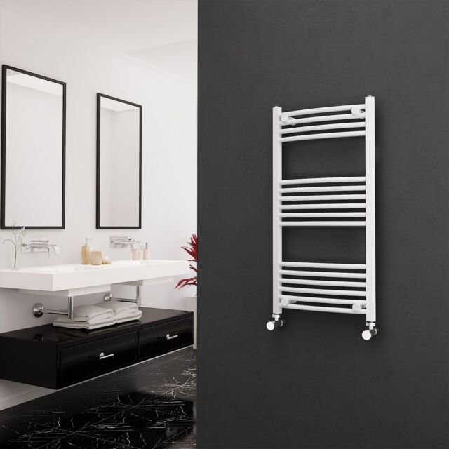 Alt Tag Template: Buy Eastgate 22mm Steel Curved White Heated Towel Rail 1000mm H x 500mm W - Central Heating by Eastgate for only £84.88 in 1500 to 2000 BTUs Towel Rails at Main Website Store, Main Website. Shop Now