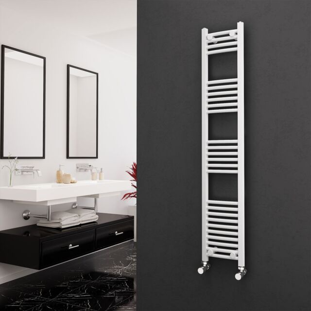 Alt Tag Template: Buy Eastgate 22mm Steel Curved White Heated Towel Rail 1600mm H x 300mm W - Central Heating by Eastgate for only £96.60 in 2000 to 2500 BTUs Towel Rails at Main Website Store, Main Website. Shop Now