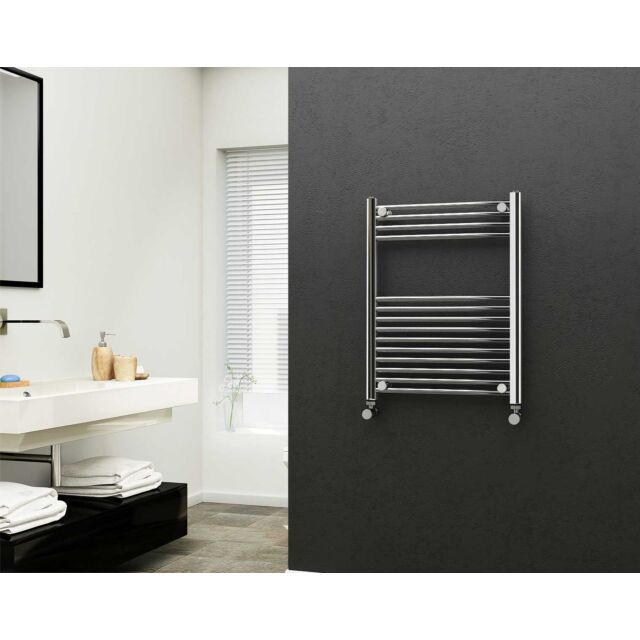 Alt Tag Template: Buy Eastgate 22mm Steel Straight Chrome Heated Towel Rail 800mm H x 600mm W - Electric Only - Standard 1509 BTUs by Eastgate for only £169.51 in Straight Chrome Electric Heated Towel Rails at Main Website Store, Main Website. Shop Now