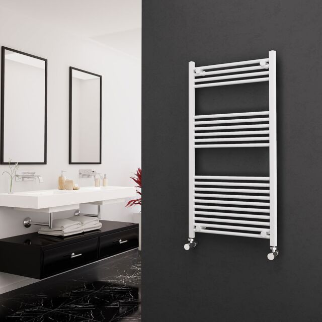 Alt Tag Template: Buy Eastgate 22mm Steel Straight White Heated Towel Rail 1200mm H x 600mm W - Central Heating by Eastgate for only £100.01 in 2000 to 2500 BTUs Towel Rails at Main Website Store, Main Website. Shop Now