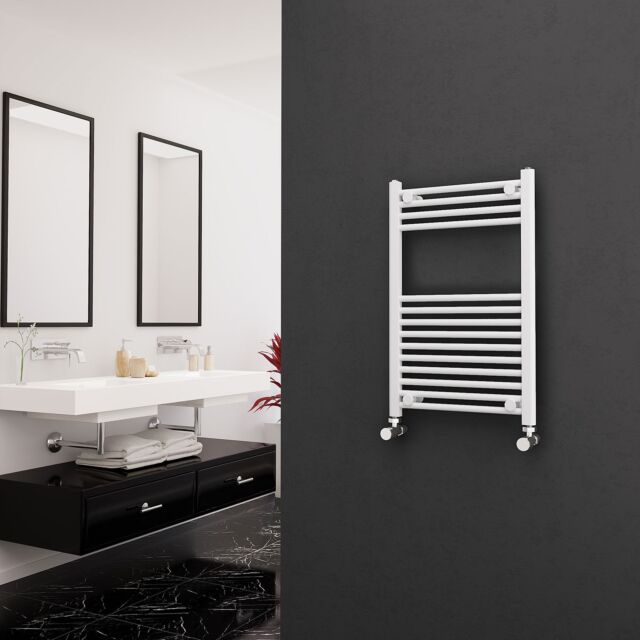 Alt Tag Template: Buy Eastgate 22mm Steel Straight White Heated Towel Rail 800mm H x 500mm W - Central Heating by Eastgate for only £70.93 in 0 to 1500 BTUs Towel Rail at Main Website Store, Main Website. Shop Now