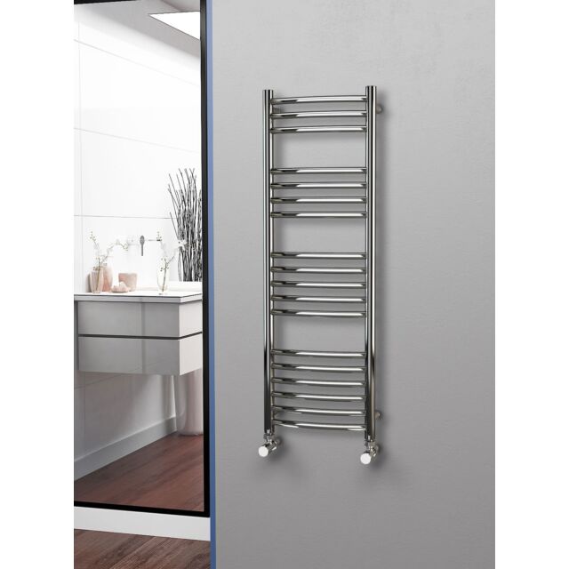 Alt Tag Template: Buy Eastgate 304 Curved Polished Stainless Steel Heated Towel Rail 1200mm x 400mm - Dual Fuel - Standard - 1752BTU's by Eastgate for only £454.31 in Dual Fuel Standard Towel Rails, Eastgate Heated Towel Rails, Eastgate 304 Stainless Steel Heated Towel Rails at Main Website Store, Main Website. Shop Now