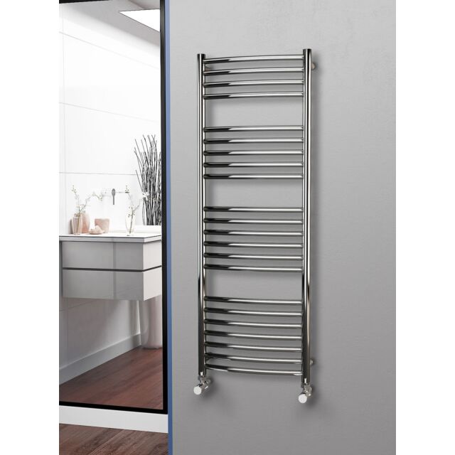 Alt Tag Template: Buy Eastgate 304 Curved Polished Stainless Steel Heated Towel Rail 1400mm x 500mm - Dual Fuel - Standard - 2503BTU's by Eastgate for only £647.47 in Dual Fuel Standard Towel Rails, Eastgate Heated Towel Rails, Eastgate 304 Stainless Steel Heated Towel Rails at Main Website Store, Main Website. Shop Now