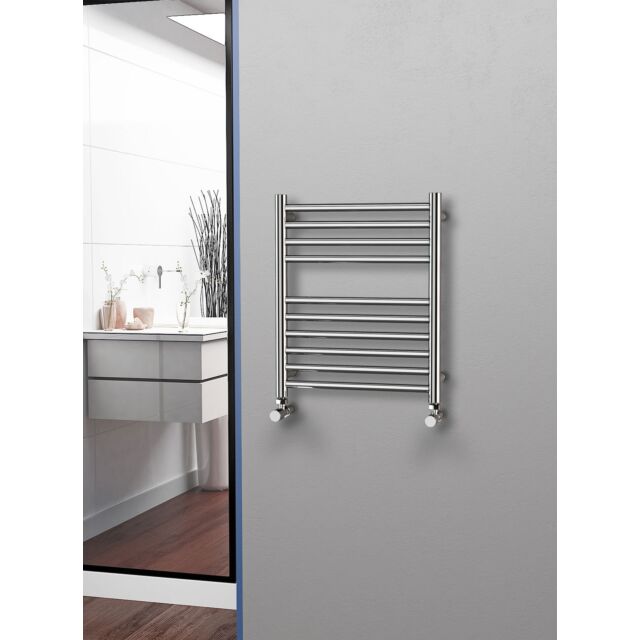 Alt Tag Template: Buy Eastgate 304 Straight Polished Stainless Steel Heated Towel Rail 600mm x 500mm - Electric Only - Standard - 1110BTU's by Eastgate for only £424.23 in Electric Standard Ladder Towel Rails, Eastgate Heated Towel Rails, Stainless Steel Electric Heated Towel Rails, Straight Stainless Steel Electric Heated Towel Rails at Main Website Store, Main Website. Shop Now