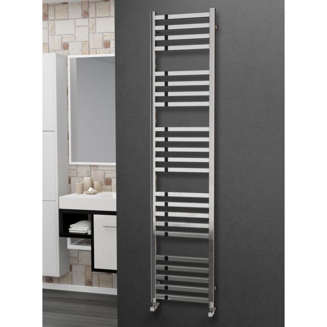 Alt Tag Template: Buy Eastgate 304 Square Polished Stainless Steel Heated Towel Rail 1800mm x 400mm - Dual Fuel - Thermostatic - 2719BTU's by Eastgate for only £856.90 in Dual Fuel Thermostatic Towel Rails, Eastgate Heated Towel Rails, Eastgate 304 Square Stainless Steel Heated Towel Rails at Main Website Store, Main Website. Shop Now
