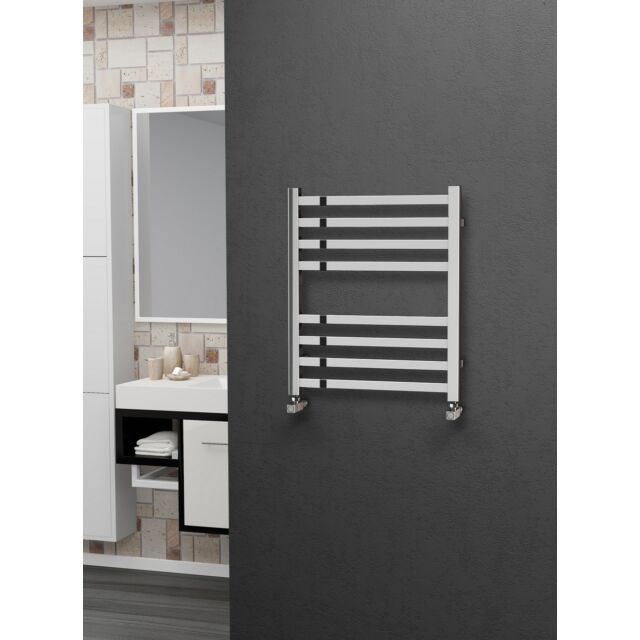 Alt Tag Template: Buy Eastgate 304 Square Polished Stainless Steel Heated Towel Rail 600mm x 500mm - Dual Fuel - Standard - 1088BTU's by Eastgate for only £360.90 in Dual Fuel Standard Towel Rails, Eastgate Heated Towel Rails, Eastgate 304 Square Stainless Steel Heated Towel Rails at Main Website Store, Main Website. Shop Now