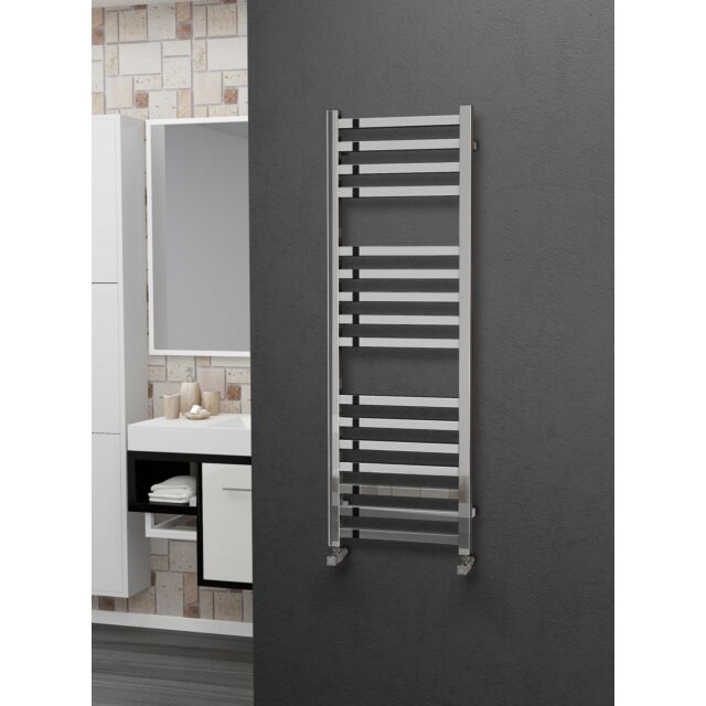 Alt Tag Template: Buy Eastgate 304 Square Polished Stainless Steel Heated Towel Rail 1200mm x 400mm - Electric Only - Thermostatic - 1858BTU's by Eastgate for only £484.17 in Eastgate Heated Towel Rails, Eastgate 304 Square Stainless Steel Heated Towel Rails at Main Website Store, Main Website. Shop Now