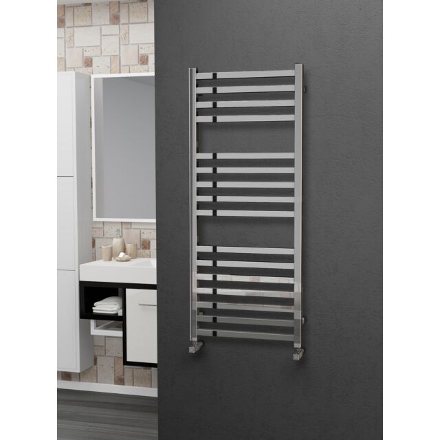 Alt Tag Template: Buy Eastgate 304 Square Polished Stainless Steel Heated Towel Rail 1200mm x 500mm - Dual Fuel - Standard - 2175BTU's by Eastgate for only £530.27 in Dual Fuel Standard Towel Rails, Eastgate Heated Towel Rails, Eastgate 304 Square Stainless Steel Heated Towel Rails at Main Website Store, Main Website. Shop Now