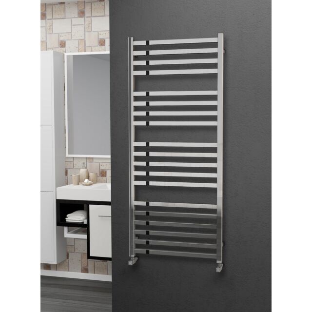 Alt Tag Template: Buy Eastgate 304 Square Polished Stainless Steel Heated Towel Rail 1400mm x 600mm - Dual Fuel - Standard - 2945BTU's by Eastgate for only £632.14 in Dual Fuel Standard Towel Rails, Eastgate Heated Towel Rails, Eastgate 304 Square Stainless Steel Heated Towel Rails at Main Website Store, Main Website. Shop Now