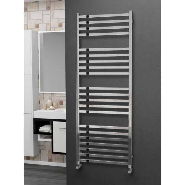 Alt Tag Template: Buy Eastgate 304 Square Polished Stainless Steel Heated Towel Rail 1600mm x 600mm - Electric Only - Standard - 3288BTU's by Eastgate for only £634.65 in Electric Standard Ladder Towel Rails, Eastgate Heated Towel Rails, Eastgate 304 Square Stainless Steel Heated Towel Rails at Main Website Store, Main Website. Shop Now