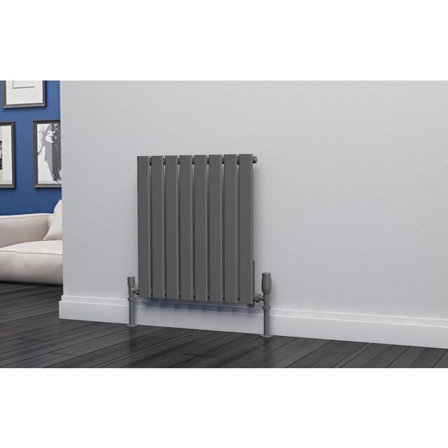 Alt Tag Template: Buy Eastgate Eben Steel Anthracite Horizontal Designer Radiator 600mm H x 544mm W Single Panel - Electric Only - Thermostatic by Eastgate for only £230.04 in Shop By Brand, Radiators, Electric Radiators, Eastgate Radiators, Electric Thermostatic Radiators, Electric Thermostatic Horizontal Radiators at Main Website Store, Main Website. Shop Now
