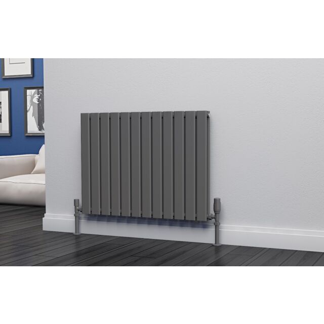 Alt Tag Template: Buy Eastgate Eben Steel Anthracite Horizontal Designer Radiator 600mm H x 816mm W Double Panel - Central Heating by Eastgate for only £228.31 in Horizontal Designer Radiators, 4000 to 4500 BTUs Radiators, Anthracite Horizontal Designer Radiators at Main Website Store, Main Website. Shop Now