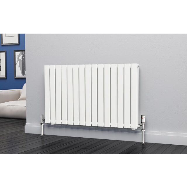 Alt Tag Template: Buy Eastgate Eben Steel White Horizontal Designer Radiator 600mm H x 1020mm W Double Panel - Electric Only - Standard by Eastgate for only £358.60 in Electric Standard Radiators Horizontal at Main Website Store, Main Website. Shop Now
