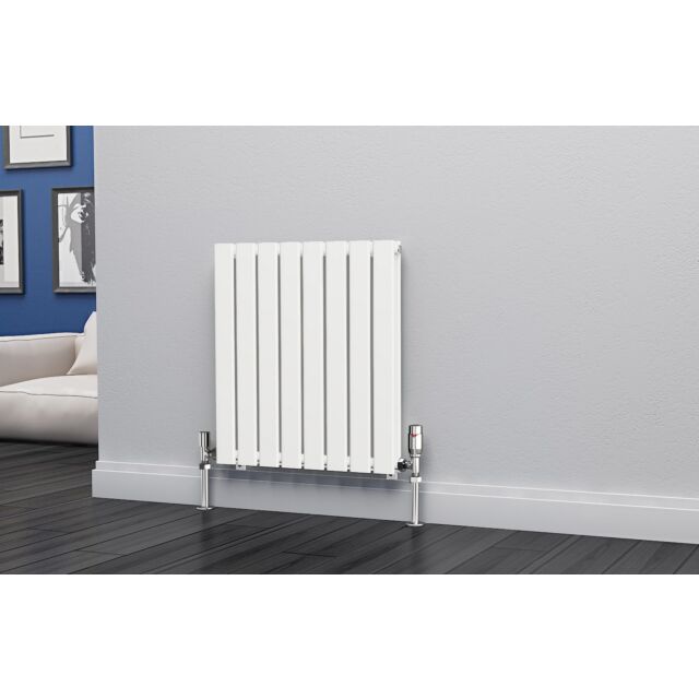 Alt Tag Template: Buy Eastgate Eben Steel White Horizontal Designer Radiator 600mm H x 544mm W Double Panel - Electric Only - Standard by Eastgate for only £250.07 in Electric Standard Radiators Horizontal at Main Website Store, Main Website. Shop Now
