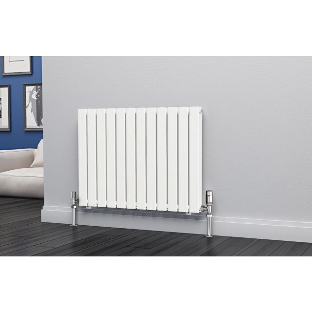 Alt Tag Template: Buy Eastgate Eben Steel White Horizontal Designer Radiator 600mm H x 816mm W Double Panel - Central Heating by Eastgate for only £225.86 in 4000 to 4500 BTUs Radiators at Main Website Store, Main Website. Shop Now
