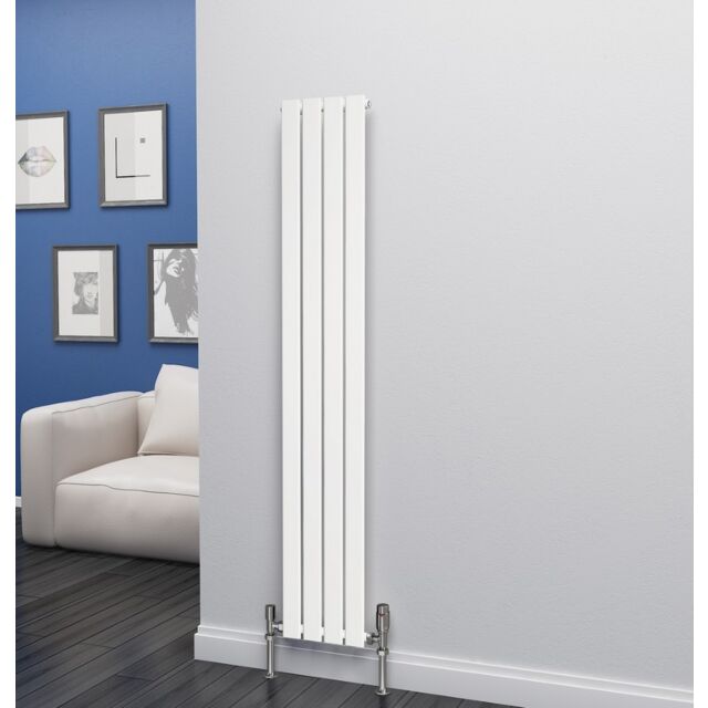 Alt Tag Template: Buy Eastgate Eben Steel White Vertical Designer Radiator 1600mm H x 272mm W Single Panel - Central Heating by Eastgate for only £149.52 in 0 to 1500 BTUs Radiators, White Vertical Designer Radiators at Main Website Store, Main Website. Shop Now