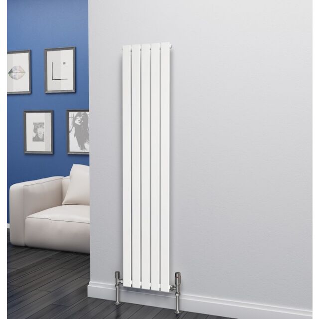 Alt Tag Template: Buy Eastgate Eben Steel White Vertical Designer Radiator 1600mm H x 340mm W Single Panel - Central Heating by Eastgate for only £168.39 in 1500 to 2000 BTUs Radiators, White Vertical Designer Radiators at Main Website Store, Main Website. Shop Now