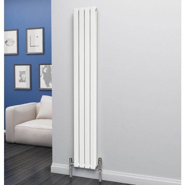 Alt Tag Template: Buy Eastgate Eben Steel White Vertical Designer Radiator 1800mm H x 272mm W Double Panel - Central Heating by Eastgate for only £202.17 in 3500 to 4000 BTUs Radiators, White Vertical Designer Radiators at Main Website Store, Main Website. Shop Now