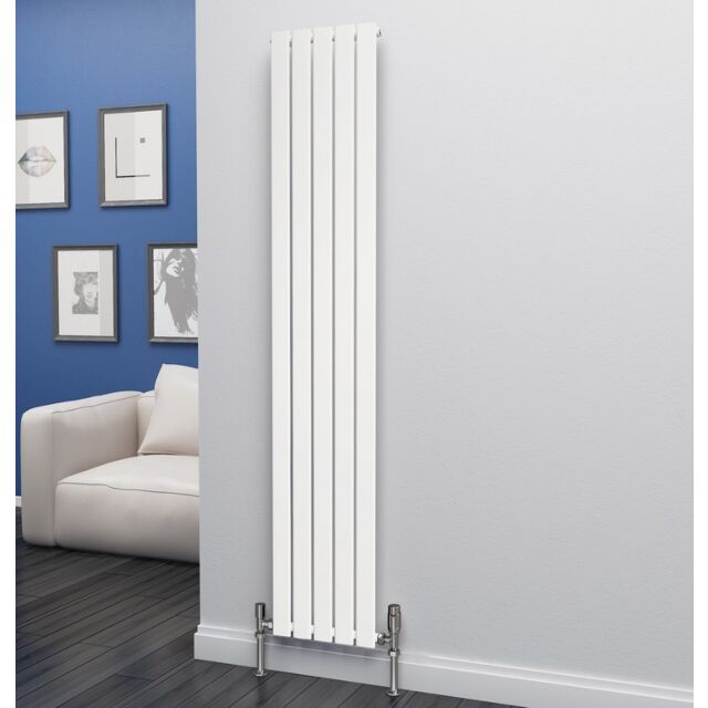 Alt Tag Template: Buy Eastgate Eben Steel White Vertical Designer Radiator 1800mm H x 340mm W Single Panel - Central Heating by Eastgate for only £179.41 in 1500 to 2000 BTUs Radiators, White Vertical Designer Radiators at Main Website Store, Main Website. Shop Now
