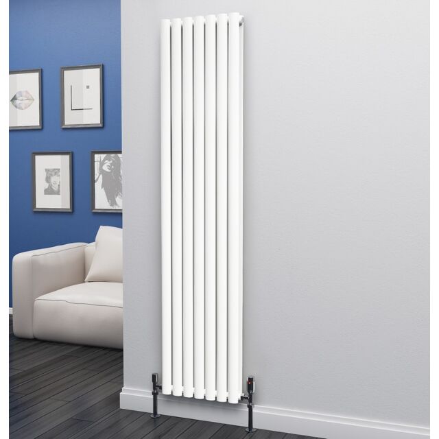 Alt Tag Template: Buy Eastgate Eclipse Steel White Vertical Designer Radiator 1800mm H x 406mm W Double Panel - Central Heating by Eastgate for only £296.84 in Radiators, Designer Radiators, 4500 to 5000 BTUs Radiators, Vertical Designer Radiators, White Vertical Designer Radiators at Main Website Store, Main Website. Shop Now