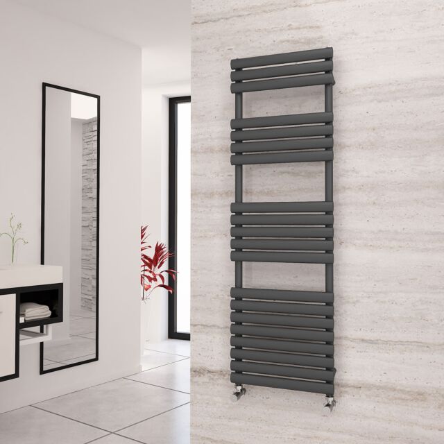 Alt Tag Template: Buy Eastgate Eclipse Anthracite Designer Towel Rail 1595mm H x 500mm W - Central Heating by Eastgate for only £226.66 in 2500 to 3000 BTUs Towel Rails at Main Website Store, Main Website. Shop Now