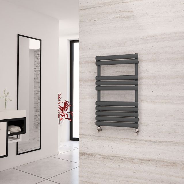 Alt Tag Template: Buy Eastgate Eclipse Anthracite Designer Towel Rail 825mm H x 500mm W - Electric Only - Standard by Eastgate for only £219.18 in Electric Standard Designer Towel Rails at Main Website Store, Main Website. Shop Now