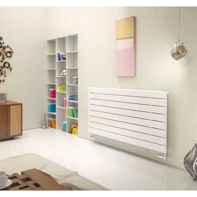 Alt Tag Template: Buy Eucotherm Mars DELUXE DUO Flat Panel Horizontal Designer Radiator by Eucotherm for only £449.74 in Eucotherm, View All Radiators, SALE, Eucotherm Radiators, White Horizontal Designer Radiators at Main Website Store, Main Website. Shop Now