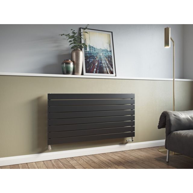Alt Tag Template: Buy Eucotherm Mars Single Flat Panel Horizontal Designer Radiator Anthracite 445mm H x 1500mm W by Eucotherm for only £249.94 in 2000 to 2500 BTUs Radiators at Main Website Store, Main Website. Shop Now