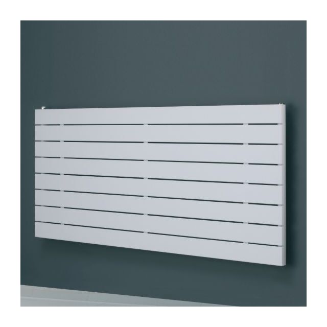 Alt Tag Template: Buy Eucotherm Mars Single Flat Panel Horizontal Designer Radiator Silver 595mm H x 600mm W by Eucotherm for only £227.57 in 0 to 1500 BTUs Radiators, Silver Horizontal Designer Radiators at Main Website Store, Main Website. Shop Now