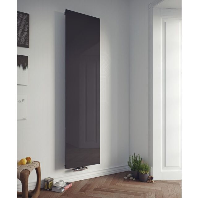 Alt Tag Template: Buy Eucotherm Mars Vitro Single Panel Vertical Designer Radiator with Central Connection by Eucotherm for only £828.51 in Eucotherm, View All Radiators, SALE, Wet Room Radiators , Eucotherm Radiators, Mirror Vertical Designer Radiators at Main Website Store, Main Website. Shop Now