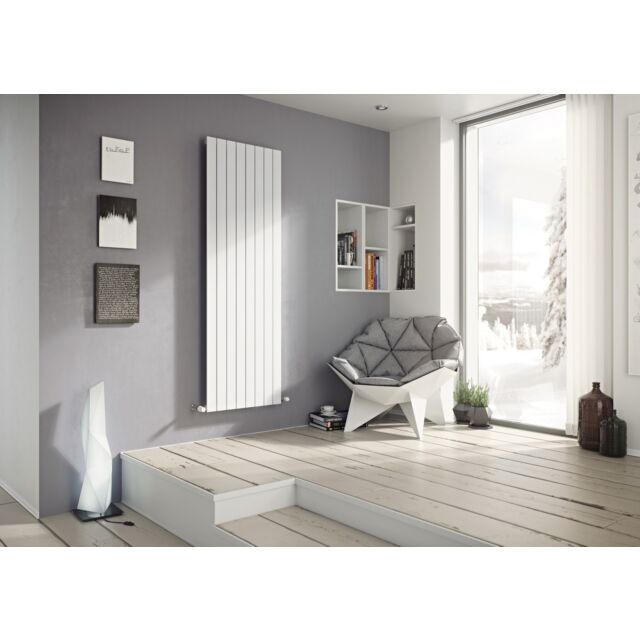 Alt Tag Template: Buy Eucotherm Mars Single Flat Panel Vertical Designer Radiator White 900mm H x 595mm W by Eucotherm for only £216.00 in 2000 to 2500 BTUs Radiators, Vertical Designer Radiators at Main Website Store, Main Website. Shop Now