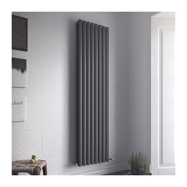 Alt Tag Template: Buy Eucotherm Nova Tube Vertical Designer Radiator by Eucotherm for only £157.37 in Eucotherm, View All Radiators, SALE, Cheap Radiators, Wet Room Radiators , Eucotherm Radiators, Anthracite Vertical Designer Radiators at Main Website Store, Main Website. Shop Now