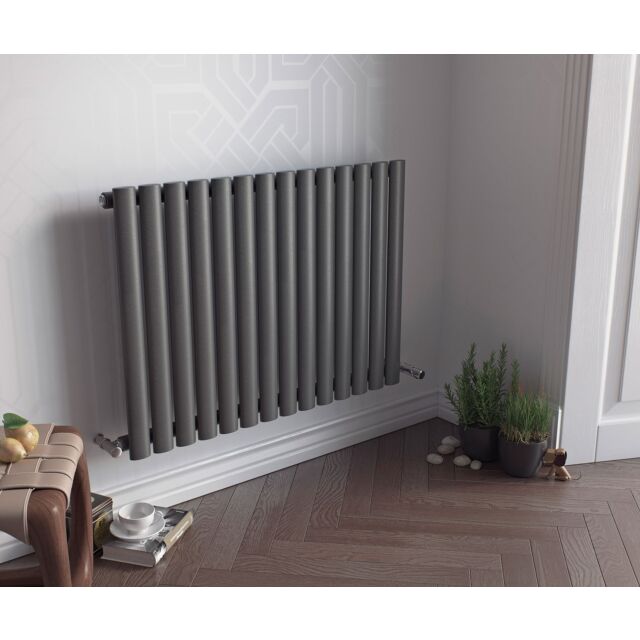 Alt Tag Template: Buy Eucotherm Nova Tube Single 600 Vertical Designer Radiator Textured Matt Anthracite 600mm H x 584mm W by Eucotherm for only £182.83 in 0 to 1500 BTUs Radiators, Vertical Designer Radiators at Main Website Store, Main Website. Shop Now