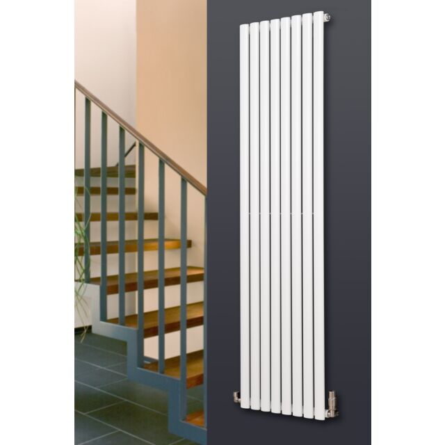Alt Tag Template: Buy MaxtherM Eliptical Tube Single Panel Vertical Designer Radiator 1800mm High x 236mm Wide, White - 1563 BTU's by MaxtherM for only £185.98 in SALE, MaxtherM, Maxtherm Designer Radiators, 1500 to 2000 BTUs Radiators, Vertical Designer Radiators at Main Website Store, Main Website. Shop Now