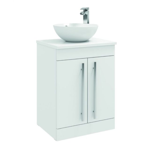 Alt Tag Template: Buy Kartell Purity 600mm Floor Standing 2 Door Unit with Ceramic Worktop & Sit On Bowl - White (Excluding Basin) by Kartell for only £427.45 in Furniture, Bathroom Vanity Units, Bathroom Cabinets & Storage, Modern Vanity Units, Modern Bathroom Cabinets at Main Website Store, Main Website. Shop Now