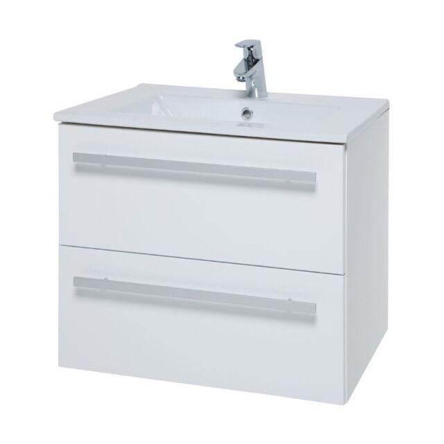 Alt Tag Template: Buy Kartell Purity Wall Mounted 2 Drawer Unit & Ceramic Basin 600mm - White by Kartell for only £363.54 in Furniture, Suites, Basins, Bathroom Vanity Units, Bathroom Cabinets & Storage, Wall Mounted Vanity Units, Modern Vanity Units, Modern Bathroom Cabinets at Main Website Store, Main Website. Shop Now