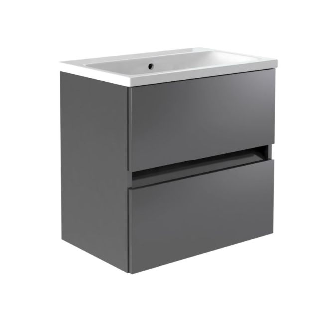 Alt Tag Template: Buy Kartell Ikon Wall Mounted Drawer Unit & Ceramic Basin 600mm Grey by Kartell for only £649.91 in Furniture, Suites, Basins, Bathroom Vanity Units, Bathroom Cabinets & Storage, Wall Mounted Vanity Units, Modern Vanity Units, Modern Bathroom Cabinets at Main Website Store, Main Website. Shop Now
