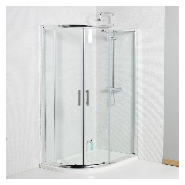 Alt Tag Template: Buy Kartell 6KON128Q Koncept Offset Quadrant Enclosure 1200mm x 800mm, 6mm Glass by Kartell for only £212.57 in Offset Quadrant Shower Enclosures at Main Website Store, Main Website. Shop Now