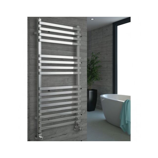 Alt Tag Template: Buy Kartell Mode Designer Heated Towel Rail 800mm H x 500mm W - Chrome by Kartell for only £188.55 in 0 to 1500 BTUs Towel Rail at Main Website Store, Main Website. Shop Now