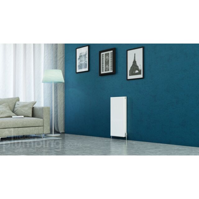 Alt Tag Template: Buy Kartell Kompact Type 21 Double Panel Single Convector Radiator 750mm H x 400mm W White by Kartell for only £79.60 in 2000 to 2500 BTUs Radiators, 750mm High Series at Main Website Store, Main Website. Shop Now