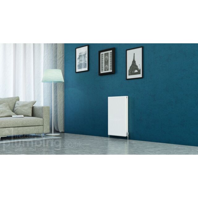 Alt Tag Template: Buy Kartell Kompact Type 21 Double Panel Single Convector Radiator 750mm H x 500mm W White by Kartell for only £89.22 in 2500 to 3000 BTUs Radiators, 750mm High Series at Main Website Store, Main Website. Shop Now